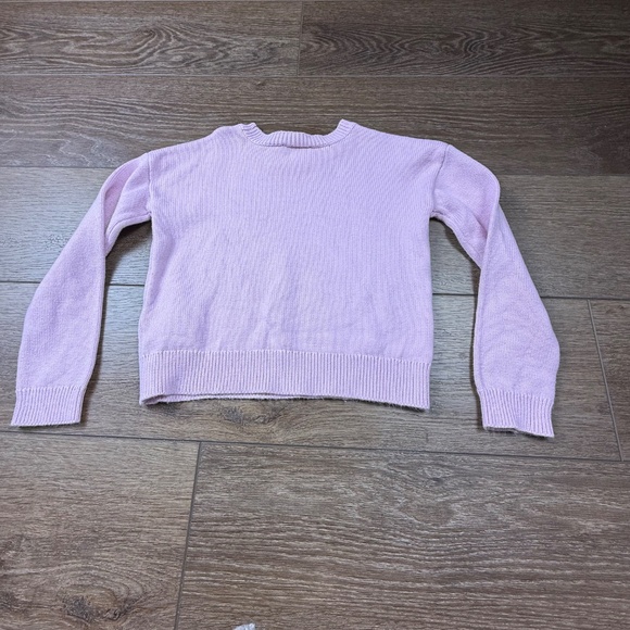 Vineyard Vines Girls Crewneck Sweater, Whale, Pink XS 5-6, Fair Condition, Fall - Picture 6 of 9